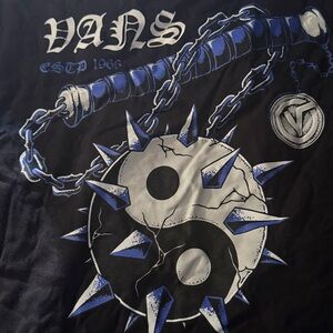 Vans Black and Blue Graphic Tee
